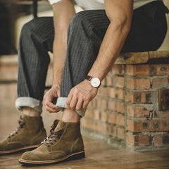 The Grey Herringbone Selvedge Jean