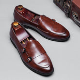 Men Loafers PU Classic Business Banquet Men Shoes Size 38-48