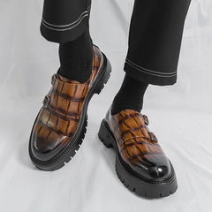 Men Thick Soled Loafers Are Comfortable Classic Non Slip Suitable for Formal Business Men Shoes