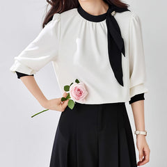 Nastro Satin Blouse