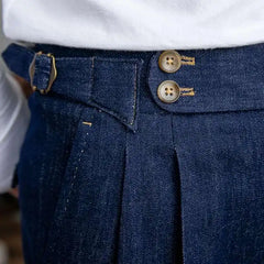 High Quality Italy Business Dress Pants Men Office Social Suit Pants Casual Wedding Groom Trouser Pantaloni Uomo Casual Blue