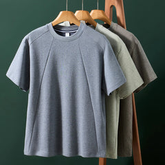 High Quality T Shirt Men's Summer Fashion Casual Short Sleeve Breathable Cool Commute T-shirt Top Korean Streetwear Tshirt
