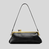 Frame clutch with kiss lock in luxury style