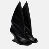 High heel sandal boot with 7.8cm heel