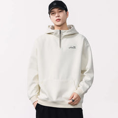 Oversize M-7XL Hoodie Men Streetwear Fashion Loose Casual Plus Size Wide Fat Pullover Hooded Sweatshirt Cityboy Tops Outerwear