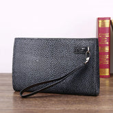 Spring 2024 New Men's Clutch Bag High-quality Genuine Leather Envelope Clutch Bag Large Capacity Men's Bag