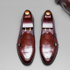 Men Loafers PU Classic Business Banquet Men Shoes Size 38-48