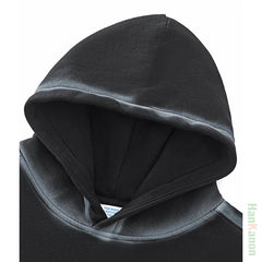 New Arrival Autumn/Winter Men's Ins Style 350G Fleece Water-Washed Hoodie | Wholesale & Dropshipping
