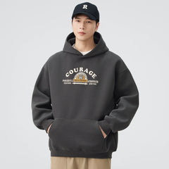 Men Women Streetwear Fashion Loose Casual Pullover Hooded Sweatshirts Couple Hoodie Coat Tops Outerwear