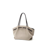 Structured large tote in luxury style