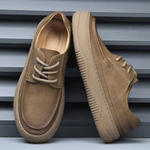 Men Hollowed Out Derby Shoes Made of Genuine Leather Breathable Comfortable Retro Versatile Classic Men Business Leather Shoes