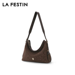 Slouch tote shoulder bag in luxury designer style