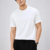 Summer Cool Fashion Tshirt Men's Splice Fashion Loose Casual Short Sleeve T-shirts Commute T Shirts Tops