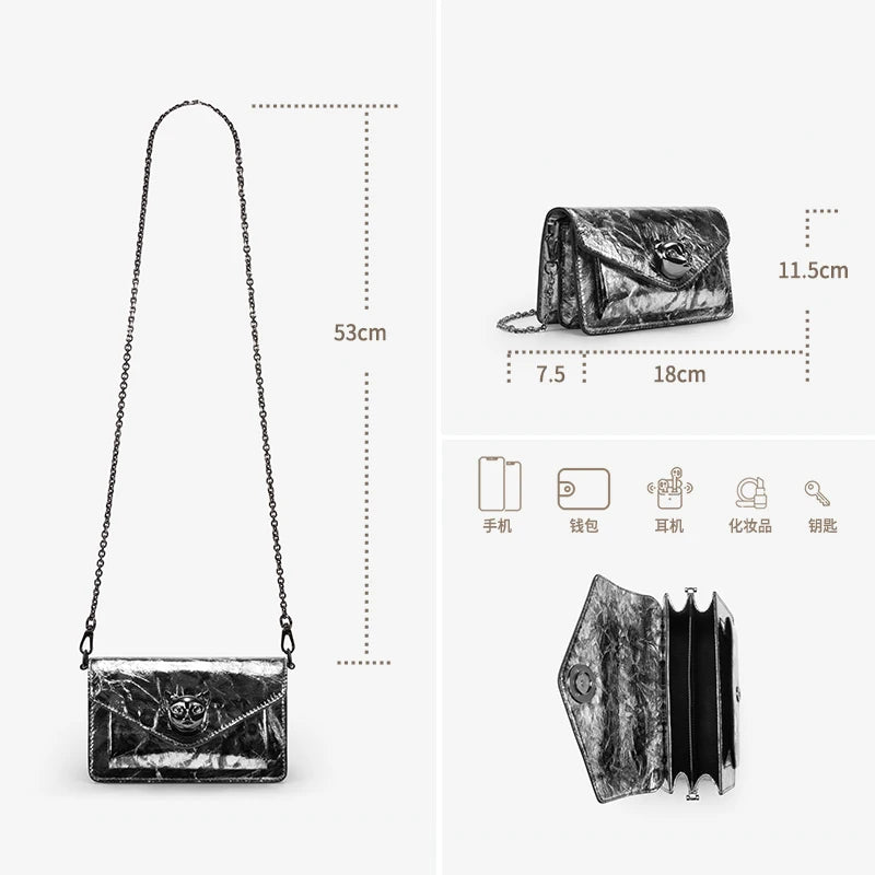BAFELLI Mini Leather Crossbody Bag