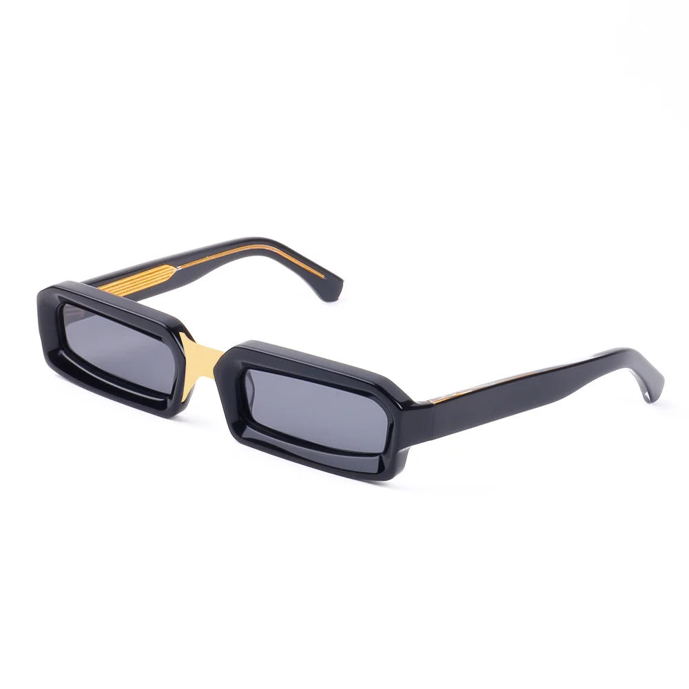 2025 Small Square Frame Acetate Man Polarized Sunglasses Cool Driving Beach UV400 Women Sun Glasses Support Prescription Lenses