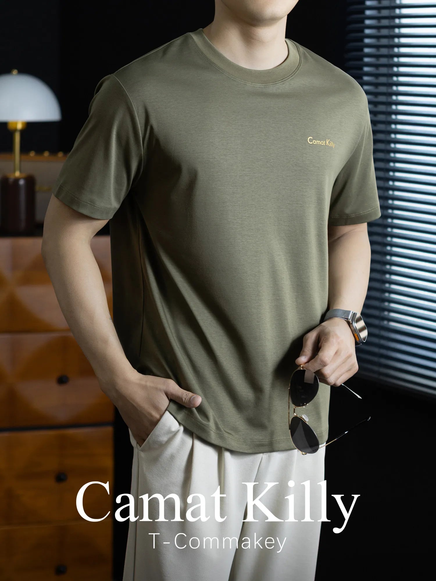 Summer Pure Cotton T Shirt Men Fashion Loose Casual Short Sleeve Breathable Cool Commute T-shirt Top Korean Streetwear Tshirt