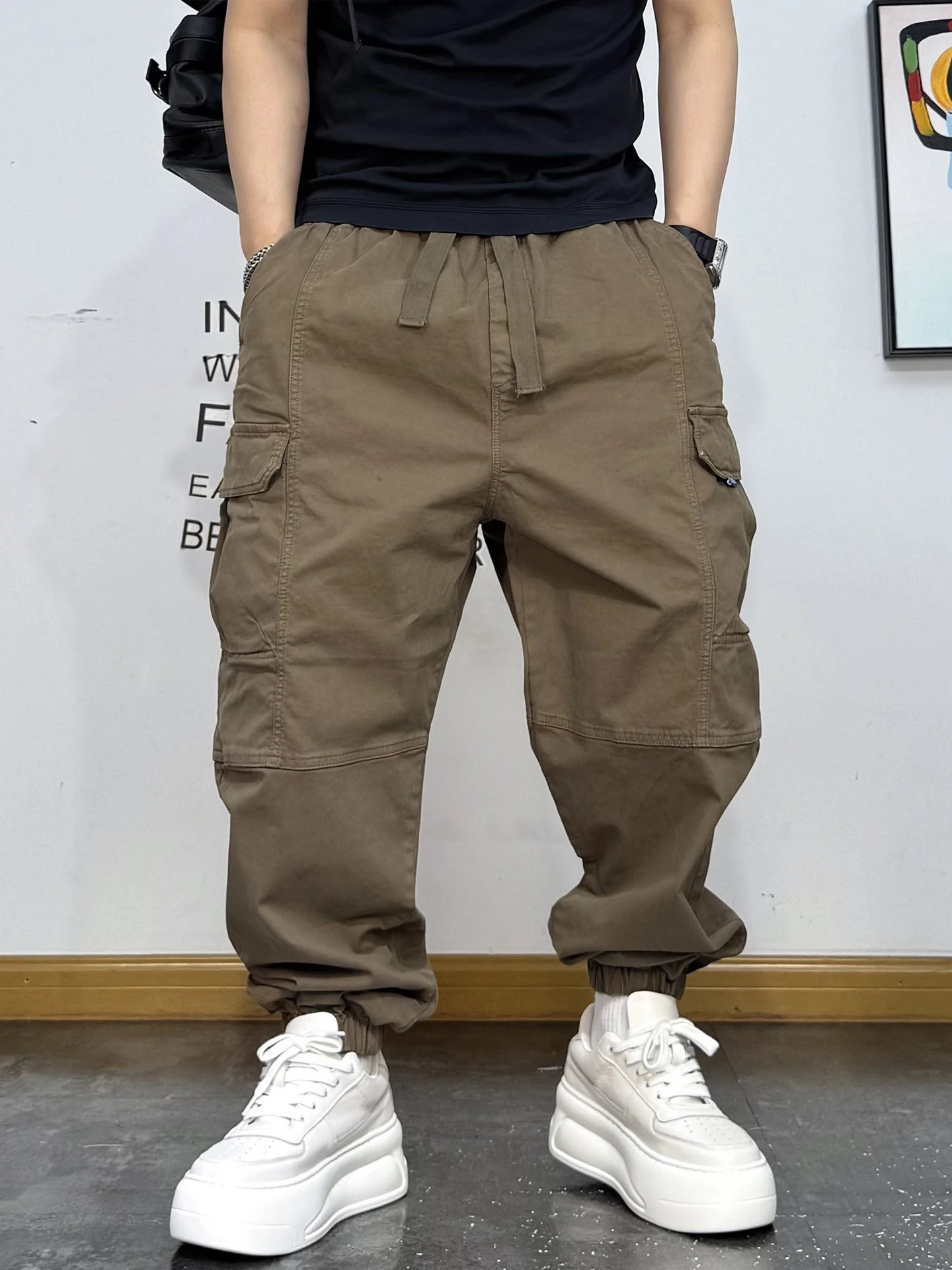 The Retro Multi-Pocket Harem Cargo Pant
