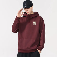Oversize M-7XL Hoodie Men Streetwear Fashion Loose Casual Plus Size Wide Fat Pullover Hooded Sweatshirt Cityboy Tops Outerwear