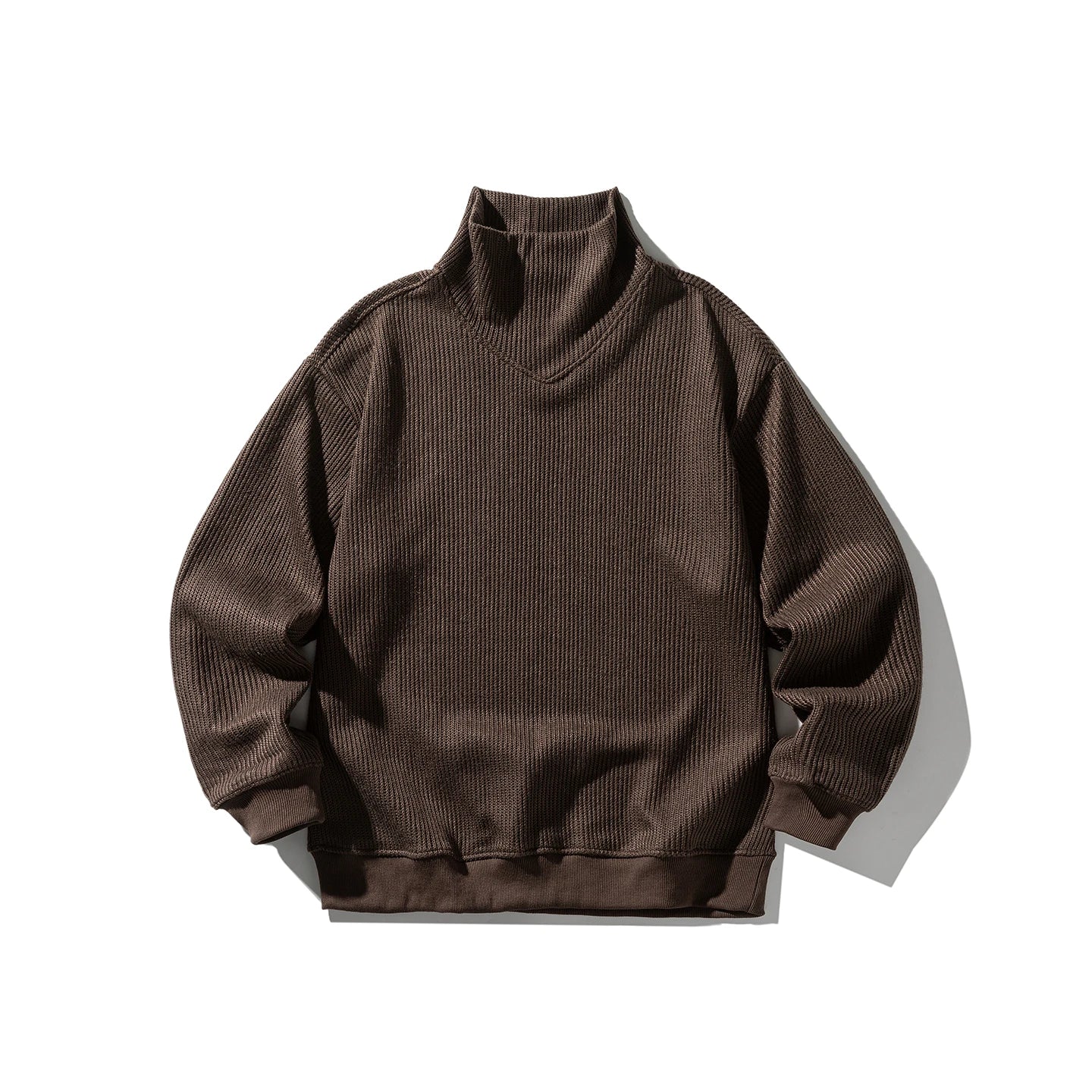 Men Loose Casual Stand Collar Pullover Sweatshirts Man Streetwear Fashion Cityboy Sweatshirts Couple Hoodie Coat