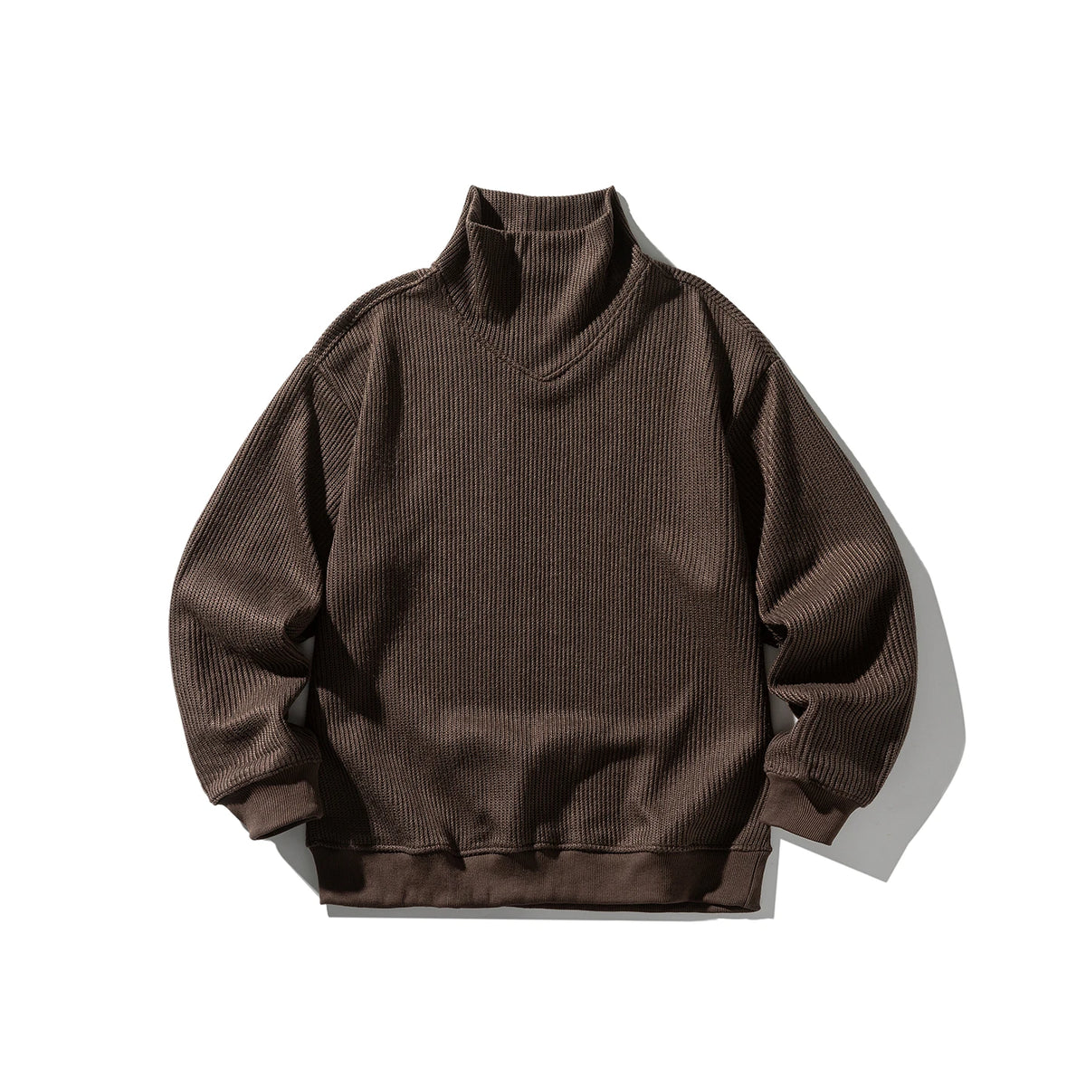 Men Loose Casual Stand Collar Pullover Sweatshirts Man Streetwear Fashion Cityboy Sweatshirts Couple Hoodie Coat