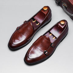 Men Loafers PU Classic Business Banquet Men Shoes Size 38-48