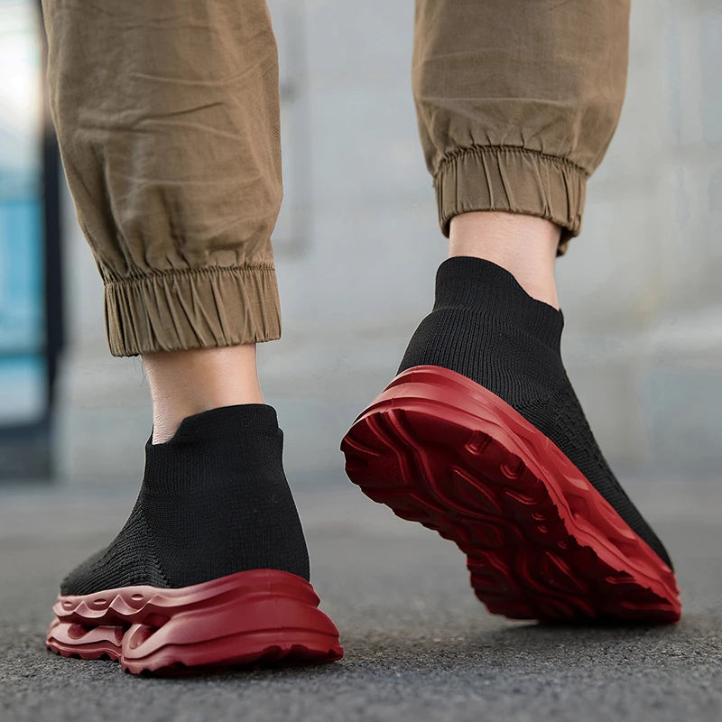 Men's Fashion Sneakers Breathable Comfortable Lightweight Walking Shoes Casual Sports Running Tennis Gym Training Shoes for Men