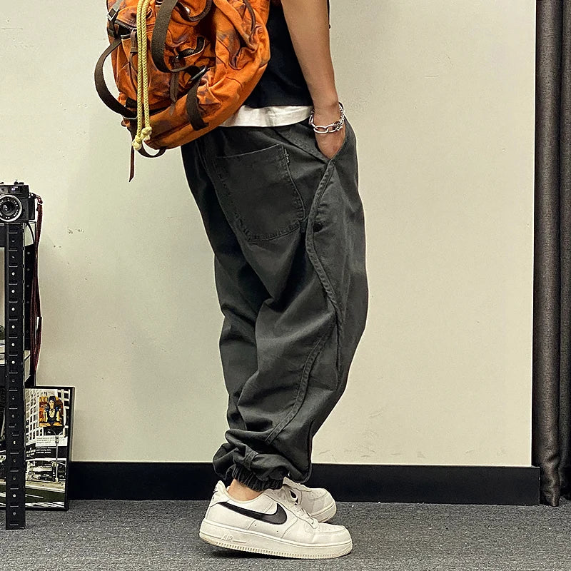 The Plus Harajuku Oversized Cargo Jogger