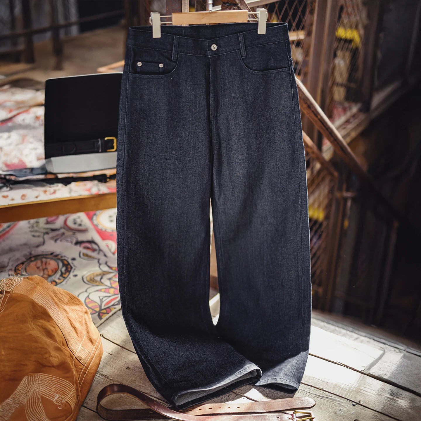 The Heavyweight Selvedge Wide-Leg Jean