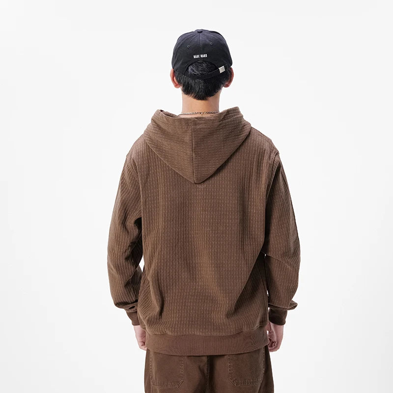 Spring Autumn Plus Size Sweatshirt Men's Streetwear Fashion Loose Casual Pullover Hooded Sweatshirts Jacket Man Hoodie Coat