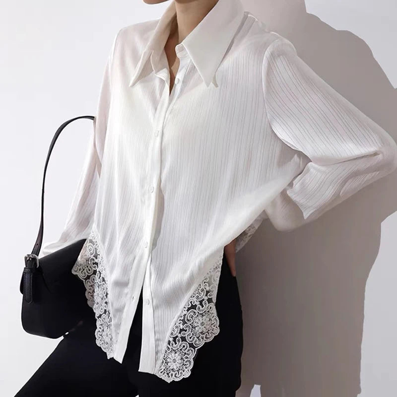 Pizzo Chiffon Blouse
