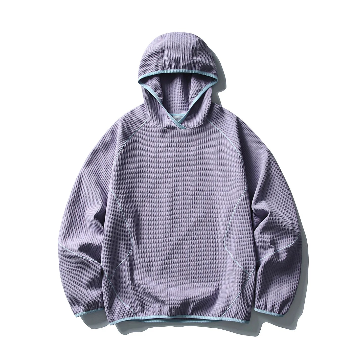 Quick - Dry Breathable Waffle Knit Hooded Sweatshirt for Spring/Summer Outdoor Sports Unisex Hoodie