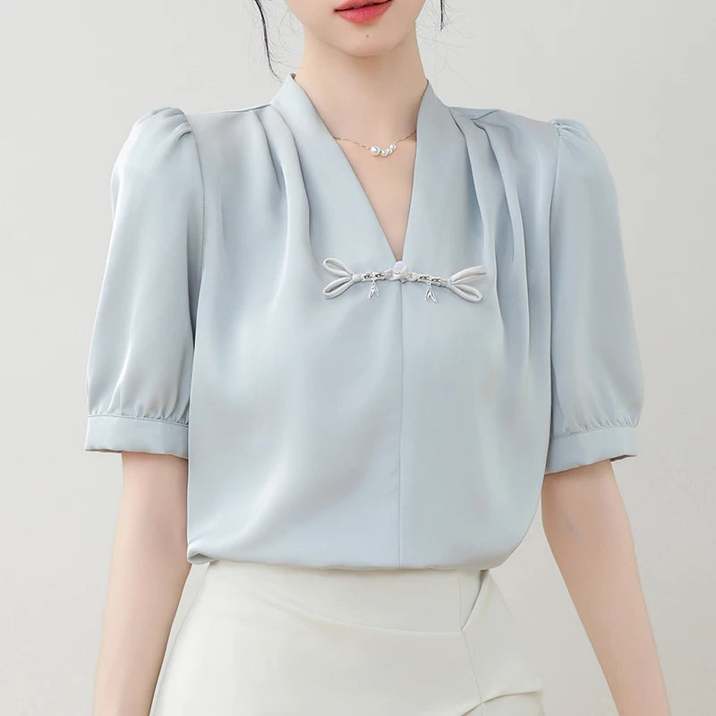Seta Bianca Blouse