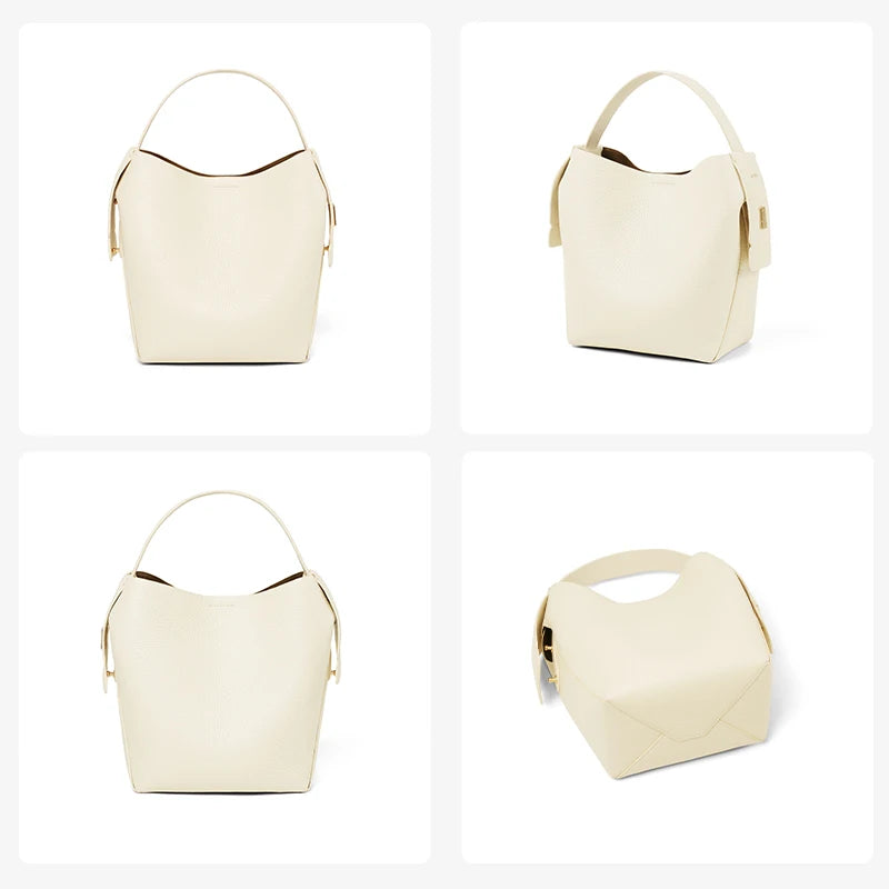 LA FESTIN Leather Bucket Bag