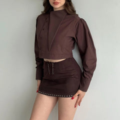 BJTZ Women Lapel Collar Blouse Elegant Commute All Match Shirt Casual Long Sleeve Tops Spring Autumn 2026