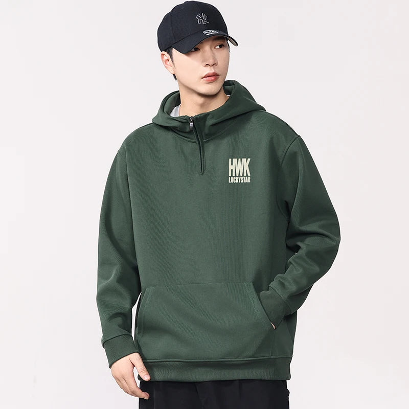 Oversize M-7XL Hoodie Men Streetwear Fashion Loose Casual Plus Size Wide Fat Pullover Hooded Sweatshirt Cityboy Tops Outerwear