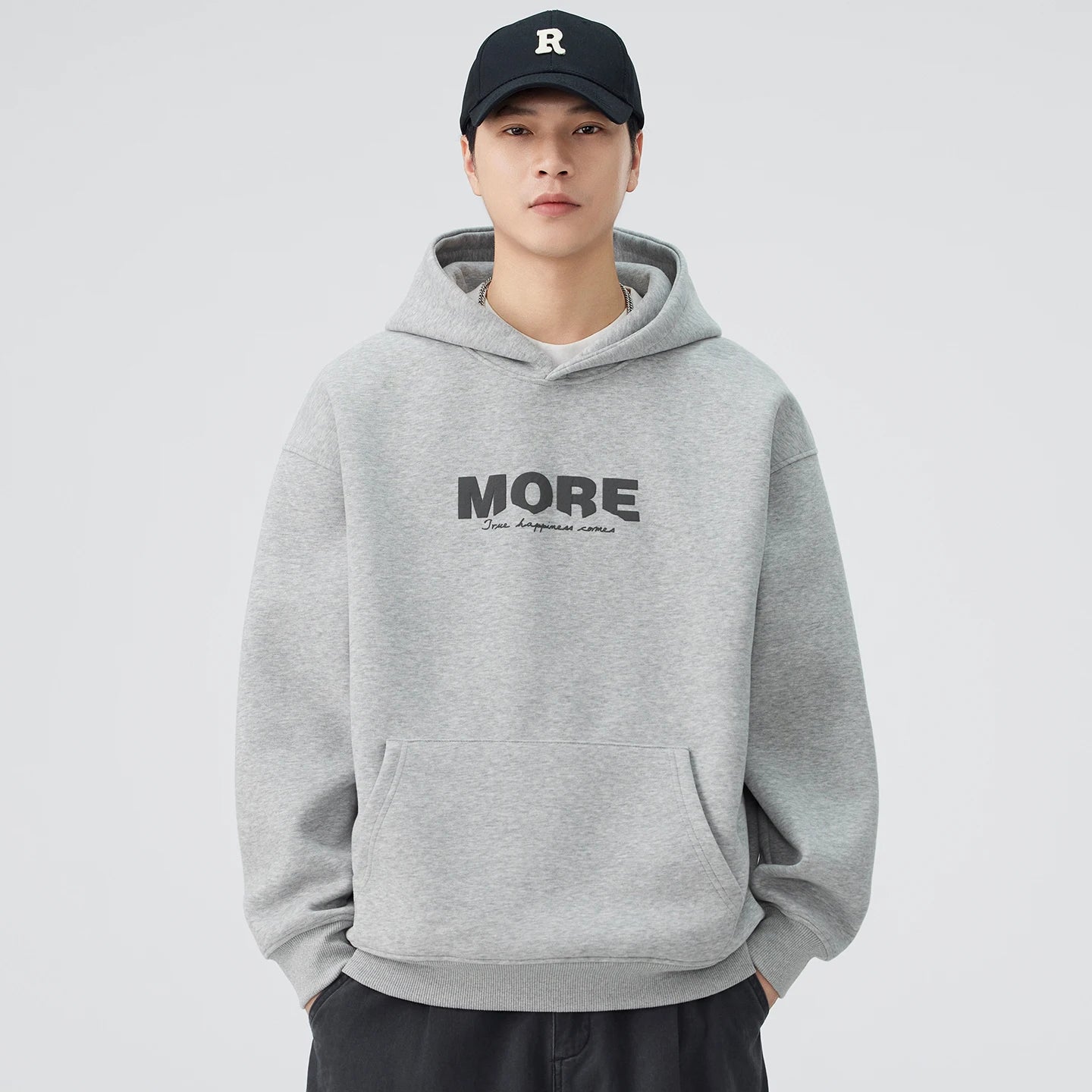 Autumn Pullover Hooded Sweatshirt Men Women Streetwear Fashion Loose Casual Sweatshirts Couple Hoodie Coat Outerwear