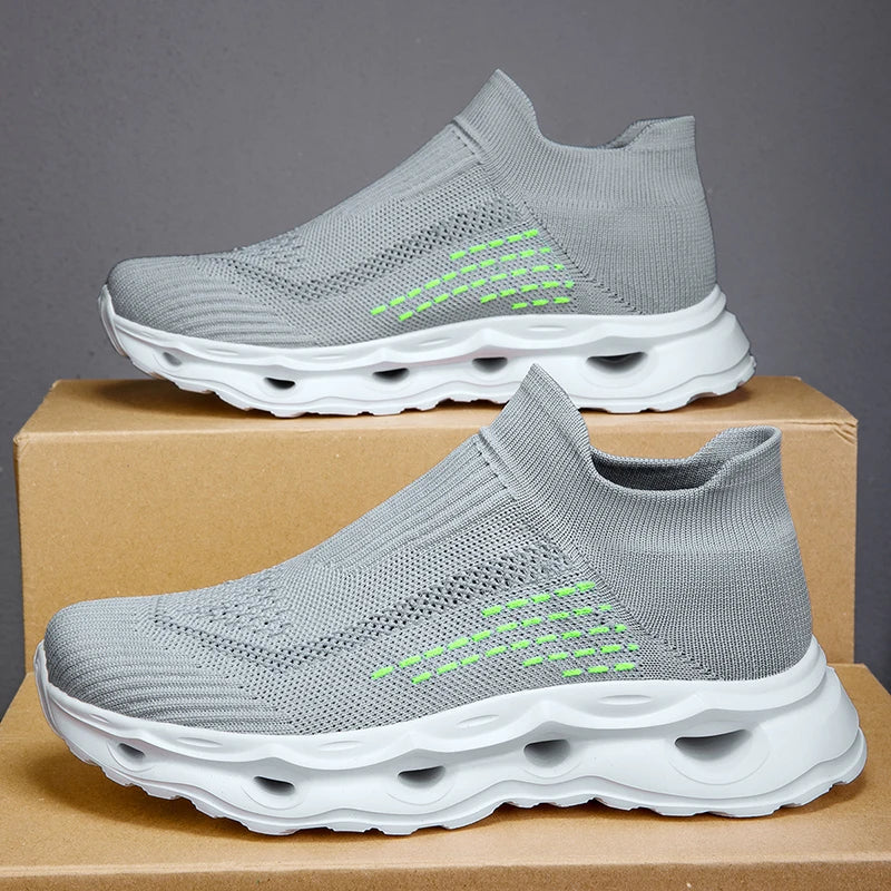 Men's Fashion Sneakers Breathable Comfortable Lightweight Walking Shoes Casual Sports Running Tennis Gym Training Shoes for Men