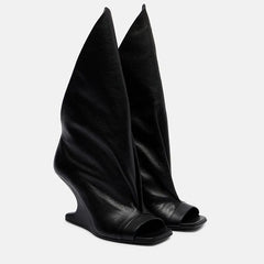 High heel sandal boot with 7.8cm heel