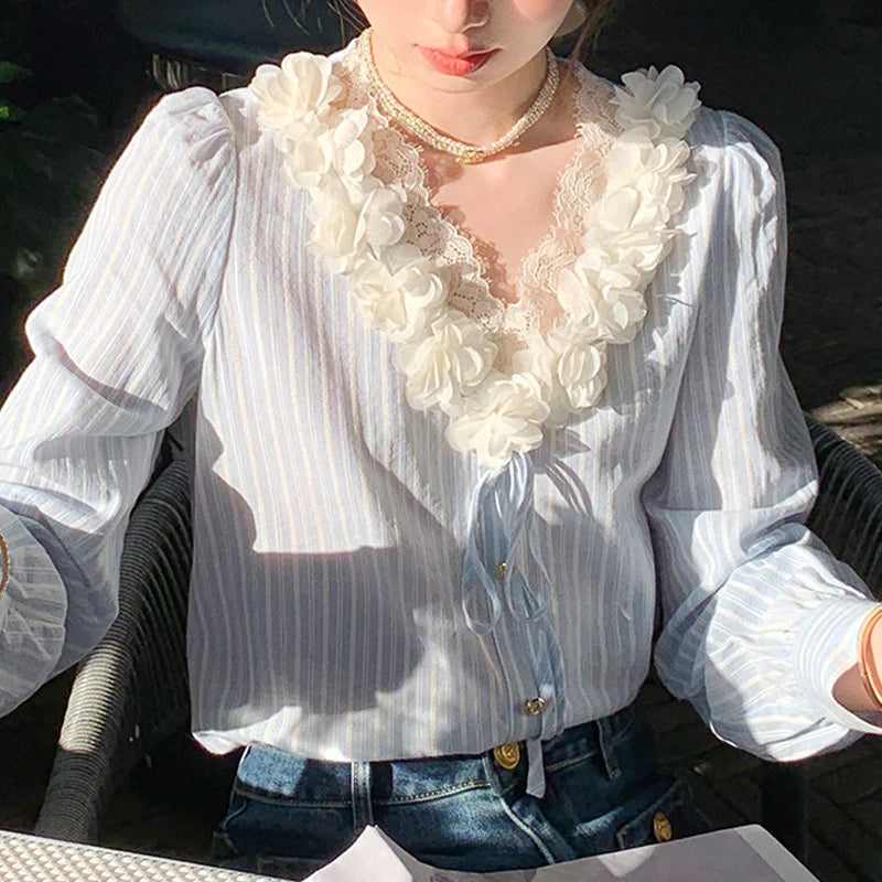 Fiorella Stripe Blouse