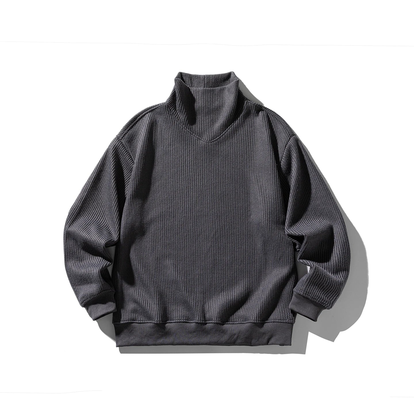 Men Loose Casual Stand Collar Pullover Sweatshirts Man Streetwear Fashion Cityboy Sweatshirts Couple Hoodie Coat