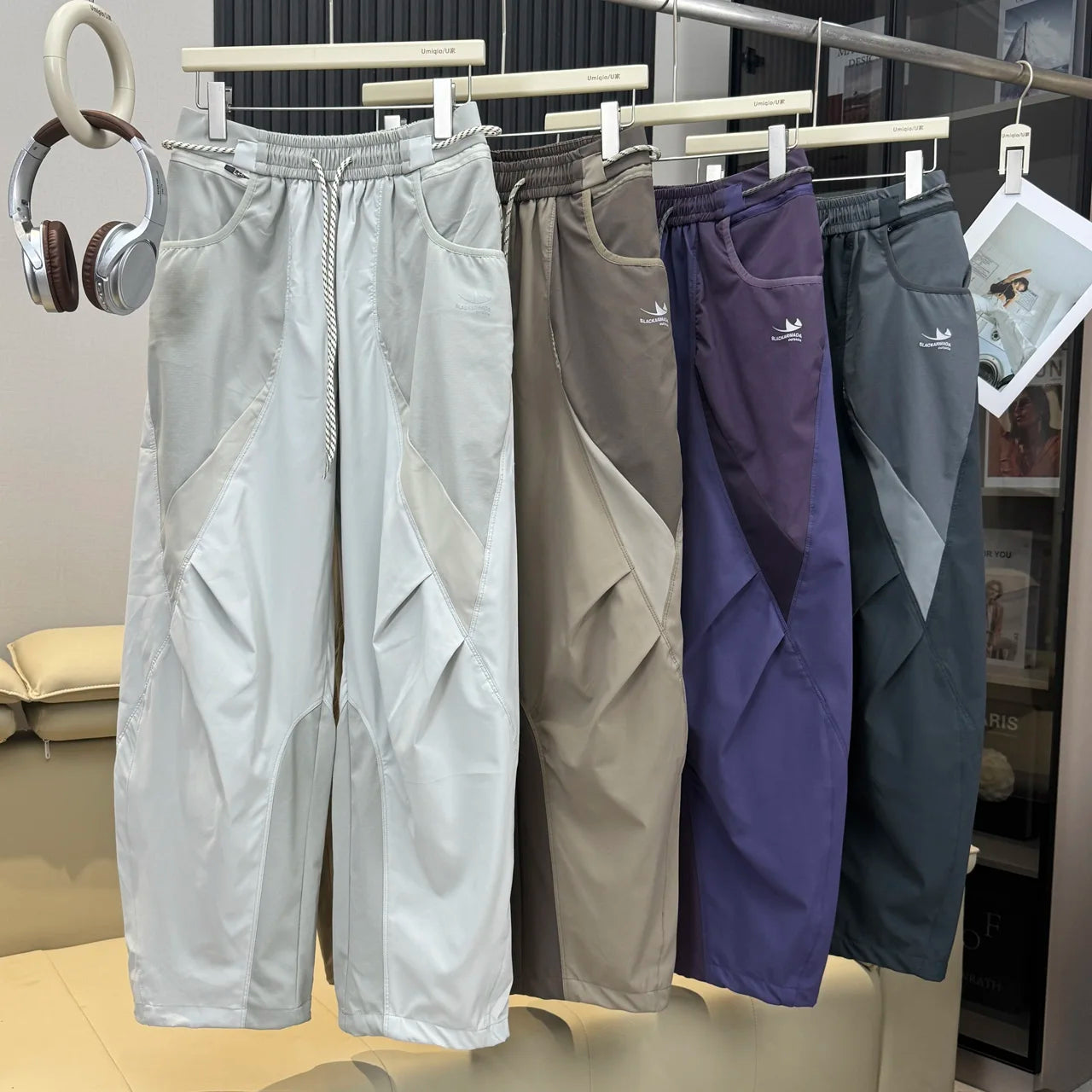The Horizon Techwear Wide-Leg Pant