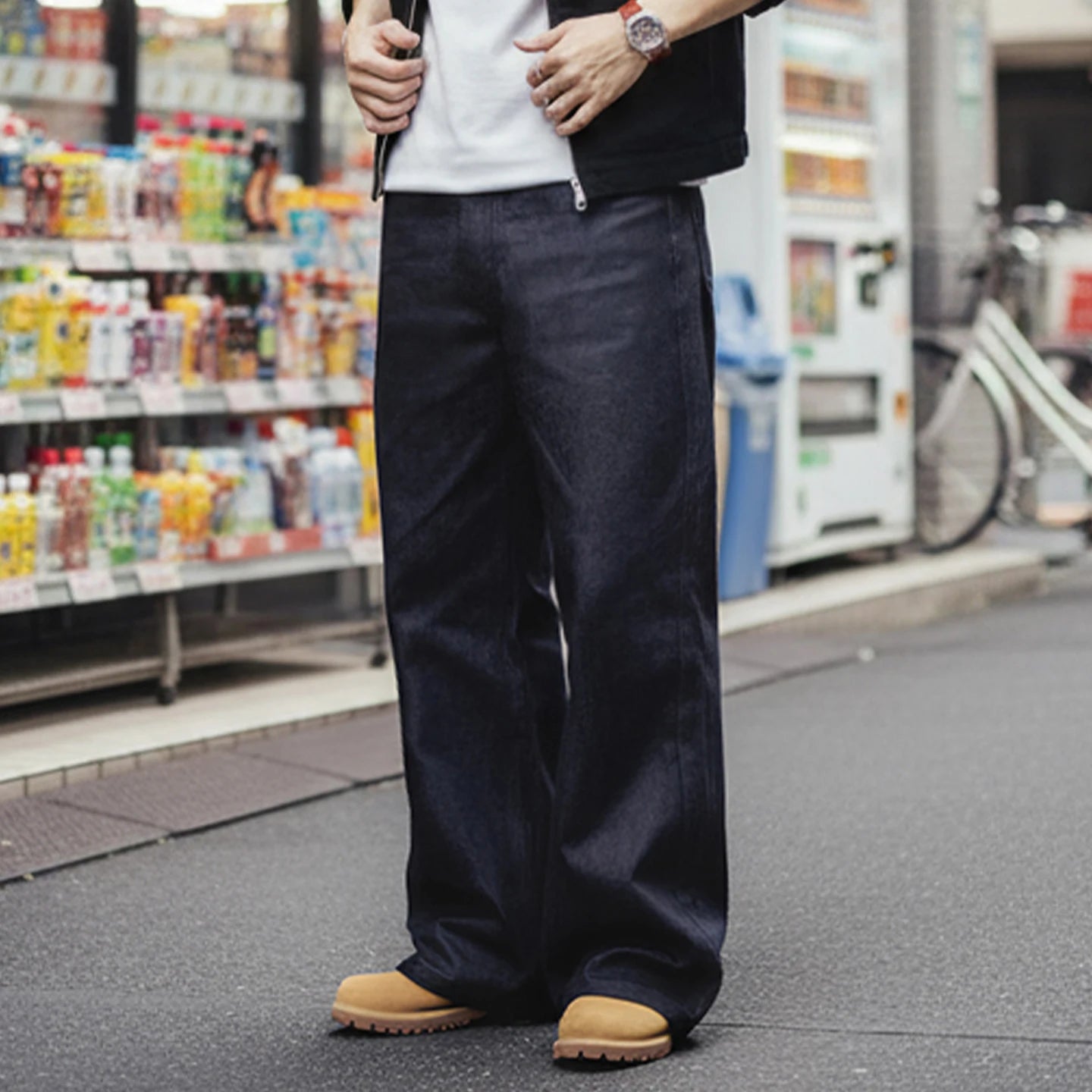 The Heavyweight Selvedge Wide-Leg Jean