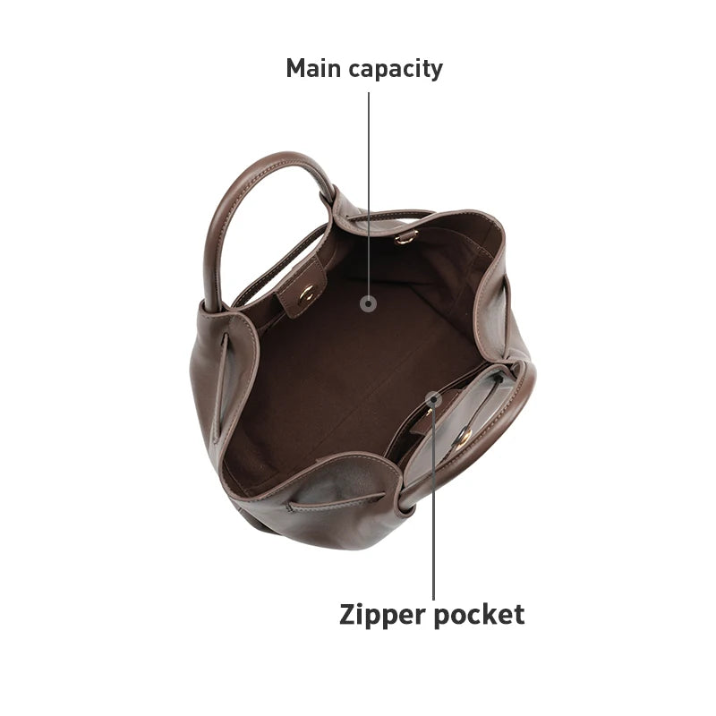 Trapeze tote crossbody in designer style