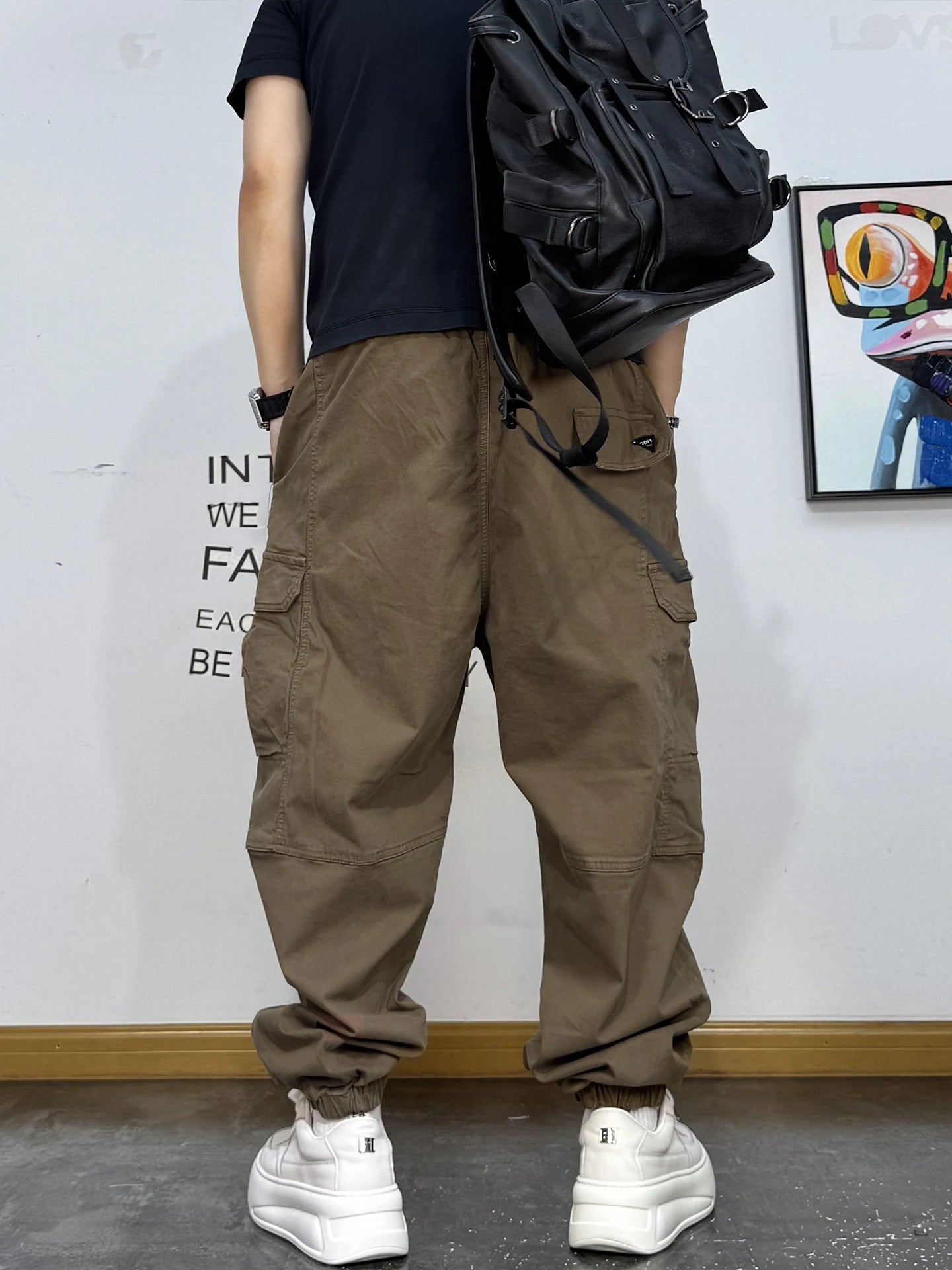 The Retro Multi-Pocket Harem Cargo Pant