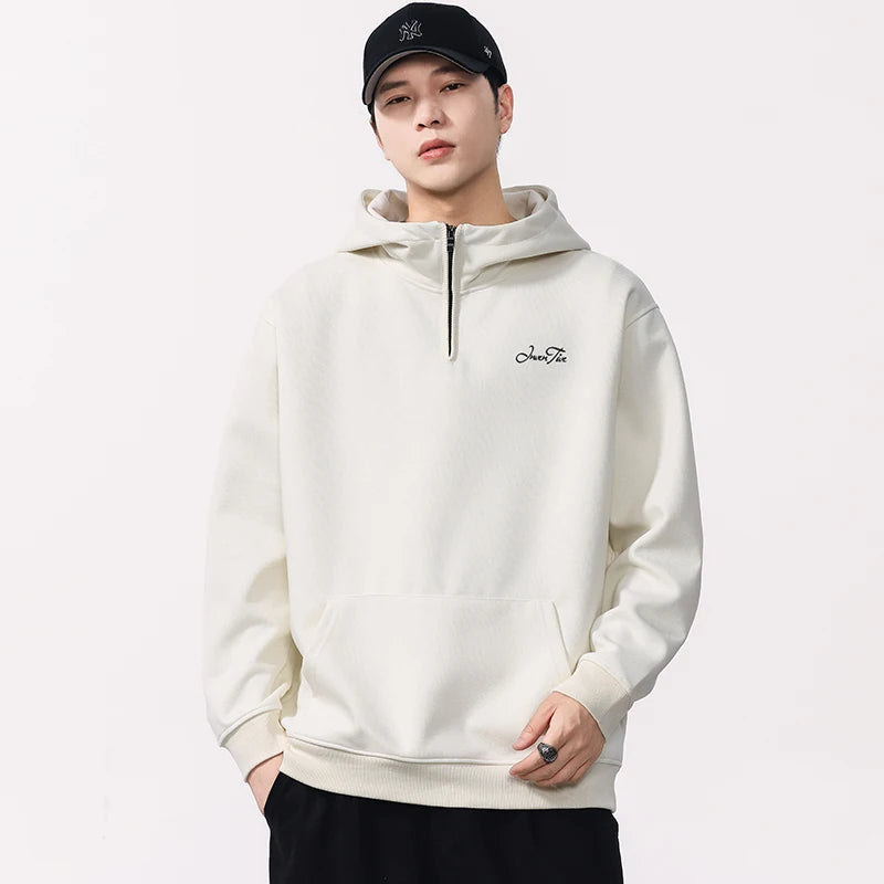 Oversize M-7XL Hoodie Men Streetwear Fashion Loose Casual Plus Size Wide Fat Pullover Hooded Sweatshirt Cityboy Tops Outerwear