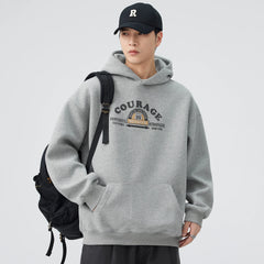 Men Women Streetwear Fashion Loose Casual Pullover Hooded Sweatshirts Couple Hoodie Coat Tops Outerwear