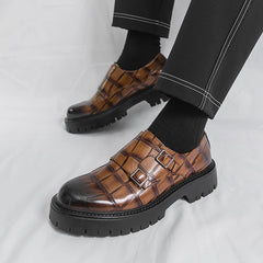 Men Thick Soled Loafers Are Comfortable Classic Non Slip  Suitable for Formal Business Men Shoes