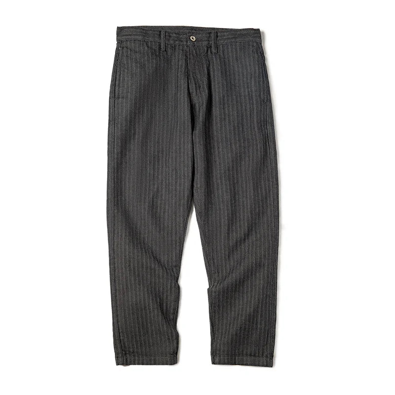The Grey Herringbone Selvedge Jean