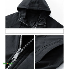 2026 New Arrival Unisex Hooded Workwear Jacket: Loose Fit & Versatile Outerwear  All Occasions Loose Jacket for Outdoor Leisure