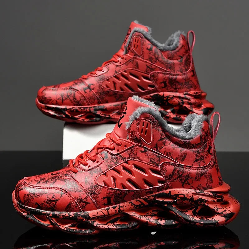 men boots 2025 New Winter Slippers Warm Men Shoes Waterproof Non-Slip Plush Sneakers Male tenis shoes Boots Men Sneakers Winter
